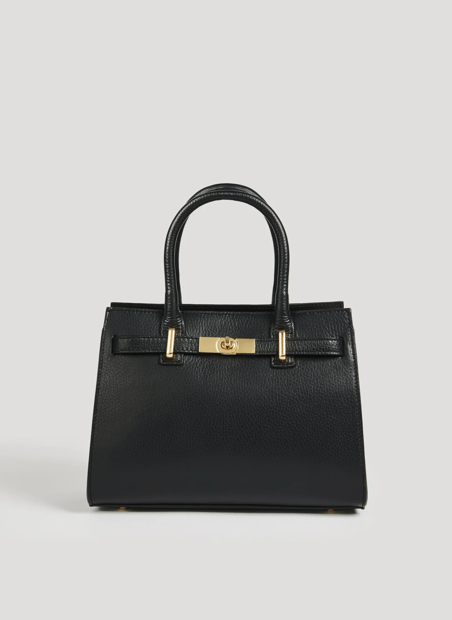 Capri Bag in Dollaro Leather Black