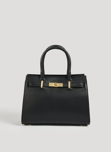 Capri Bag in Dollaro Leather Black