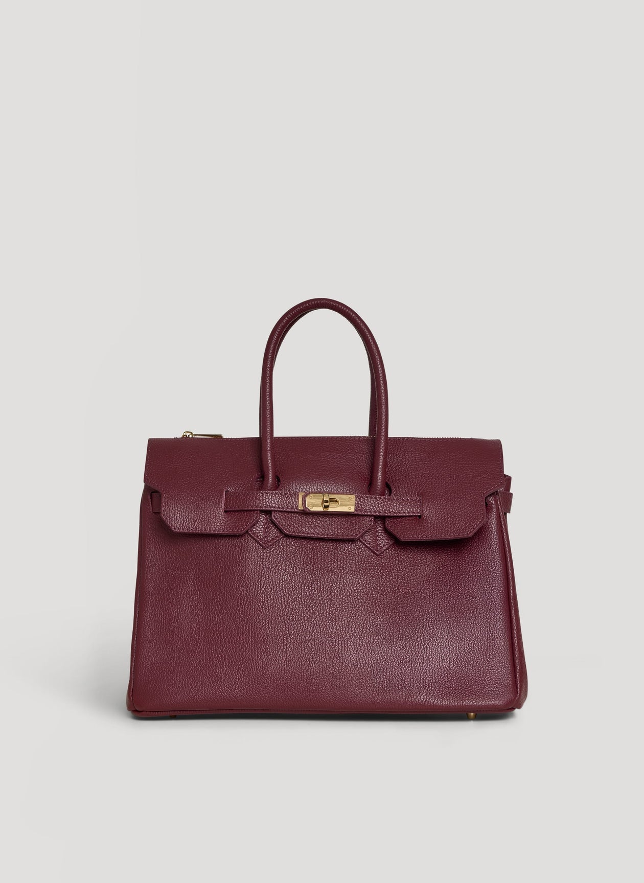 Montalcino Bag in Dollaro Leather Sangre