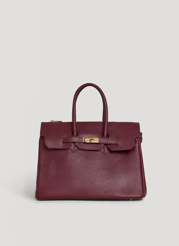 Montalcino Bag in Dollaro Leather Sangre