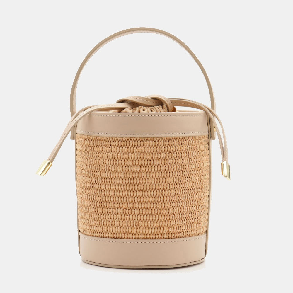 VELTRANO Pisa Raffia | Borsa Secchiello Made in Italy
