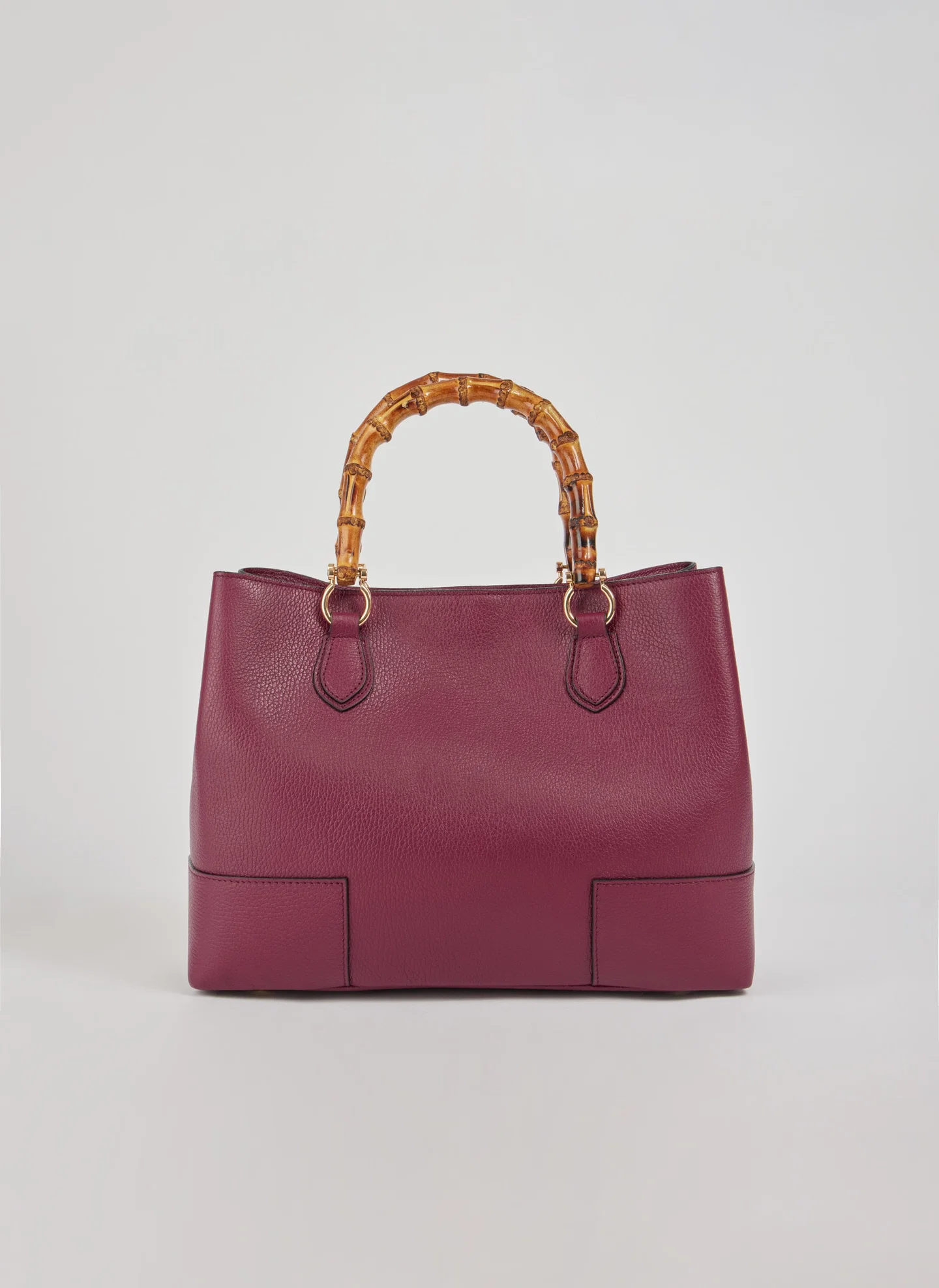 Bambù Bag in Dollaro Leather Sangre