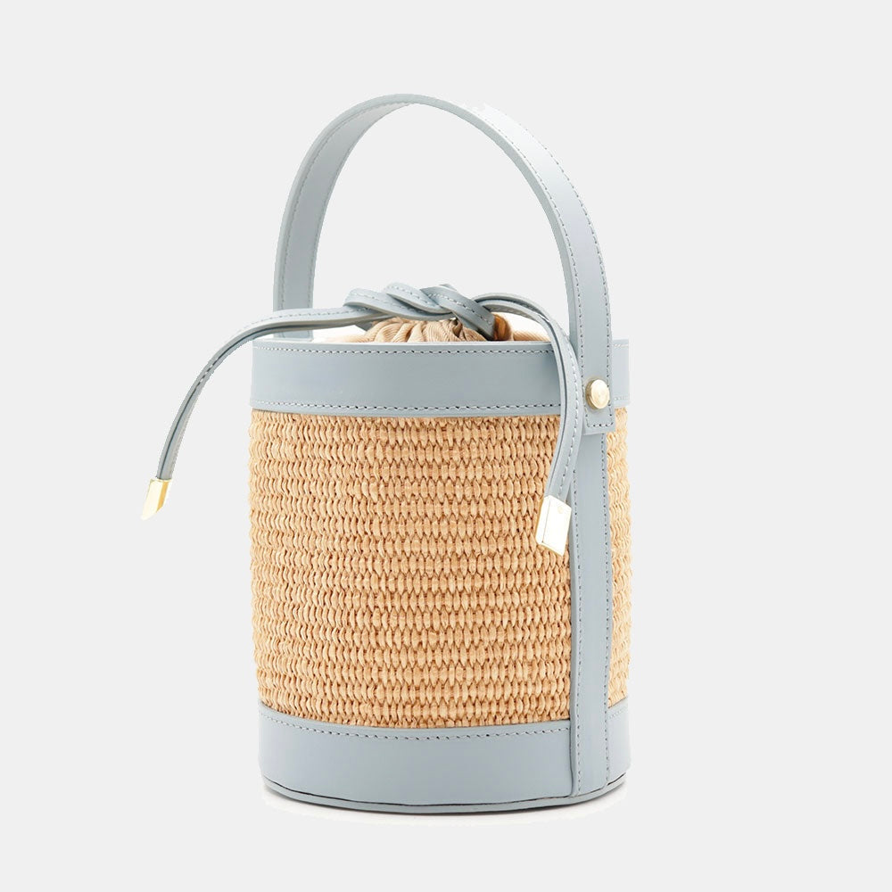 VELTRANO Pisa Raffia | Borsa Secchiello Made in Italy