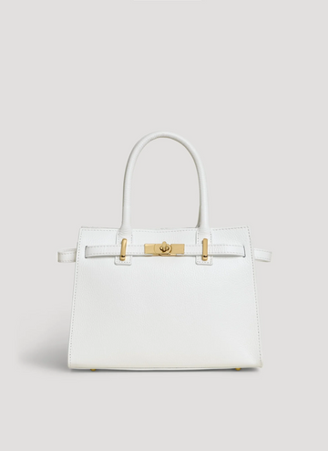 Capri Bag in Dollaro Leather White