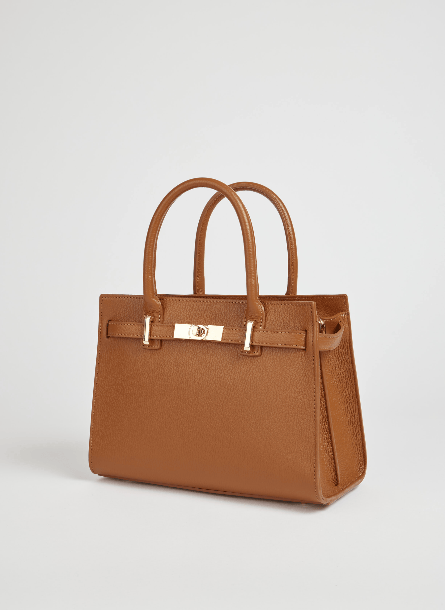 Capri Bag in Dollaro Leather Cognac