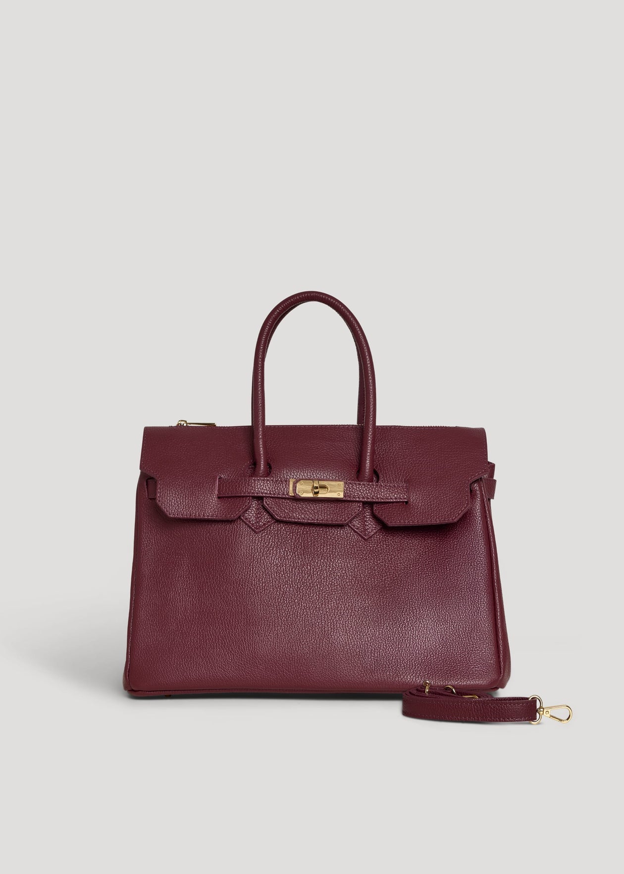 Montalcino Bag in Dollaro Leather Sangre