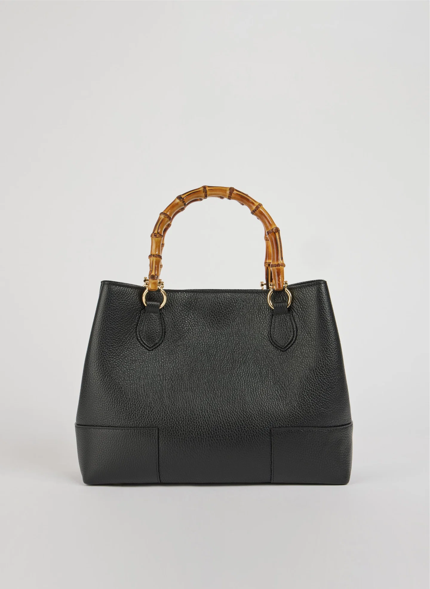 Bambù Bag in Dollaro Leather Black