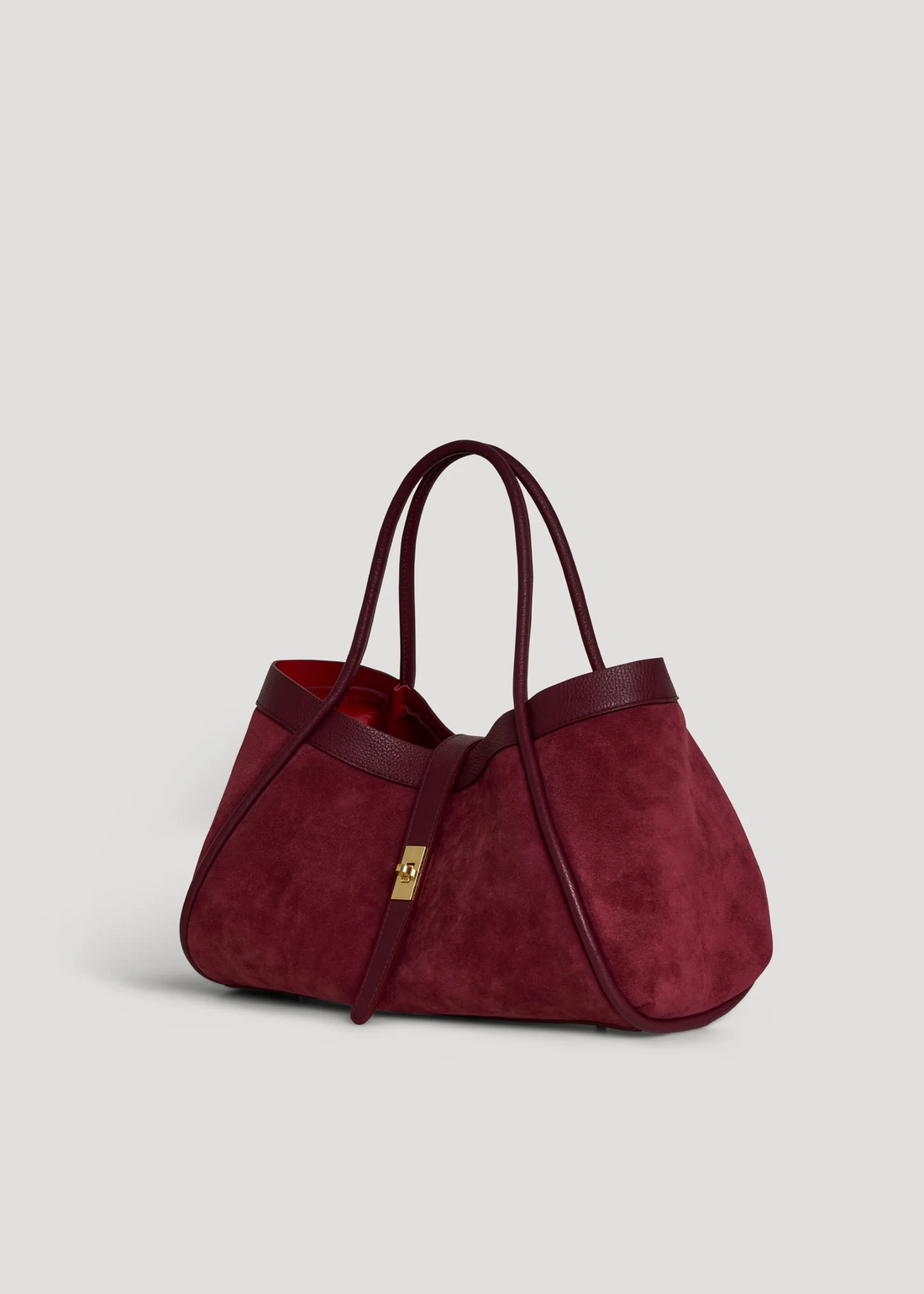 VELTRANO Lucca | Borsa Donna in Camoscio e Pelle Made in Italy