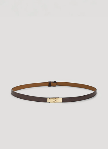 Frati Belt in Dollaro Leather Brown