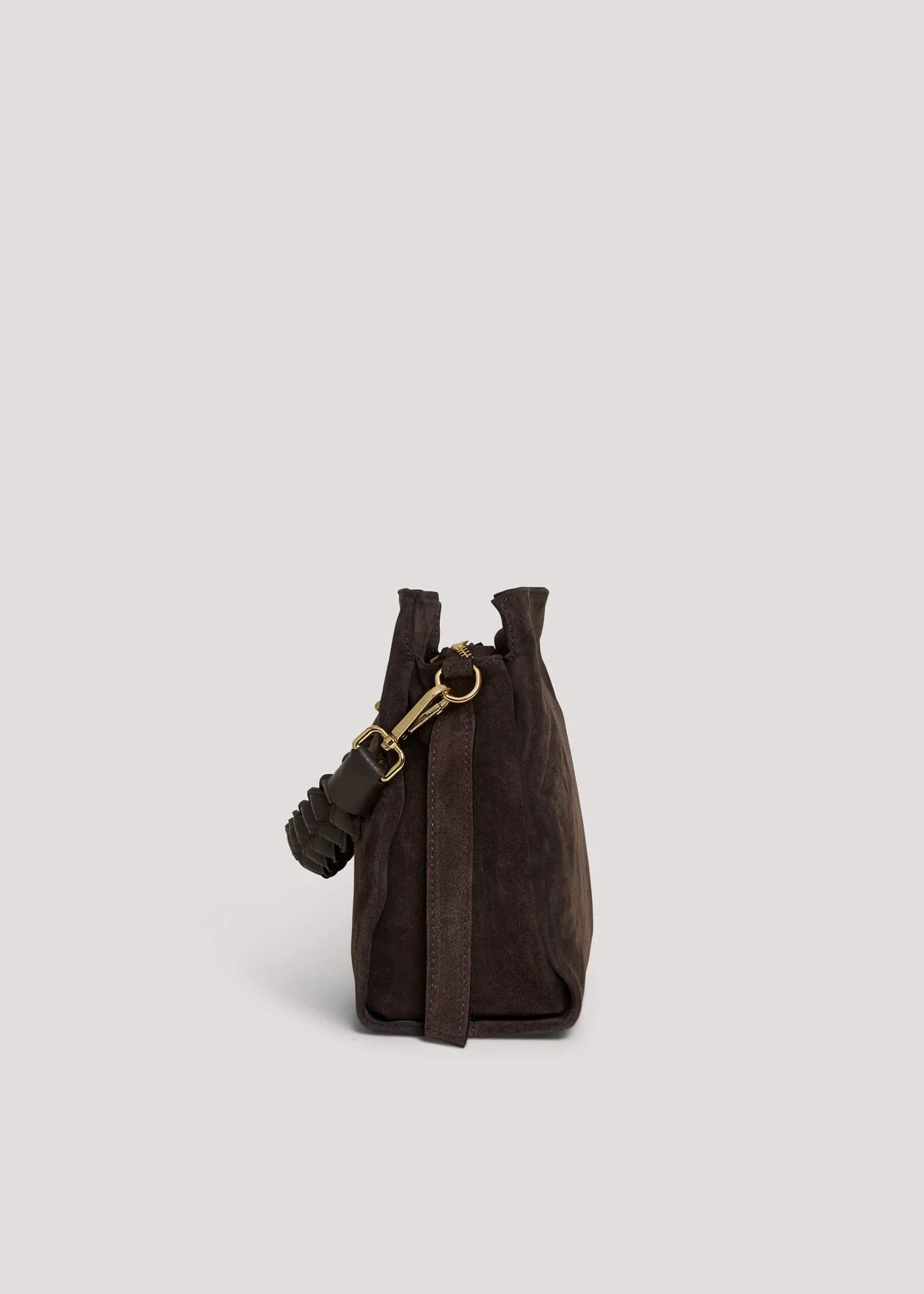 Versilia bag in brown suede leather