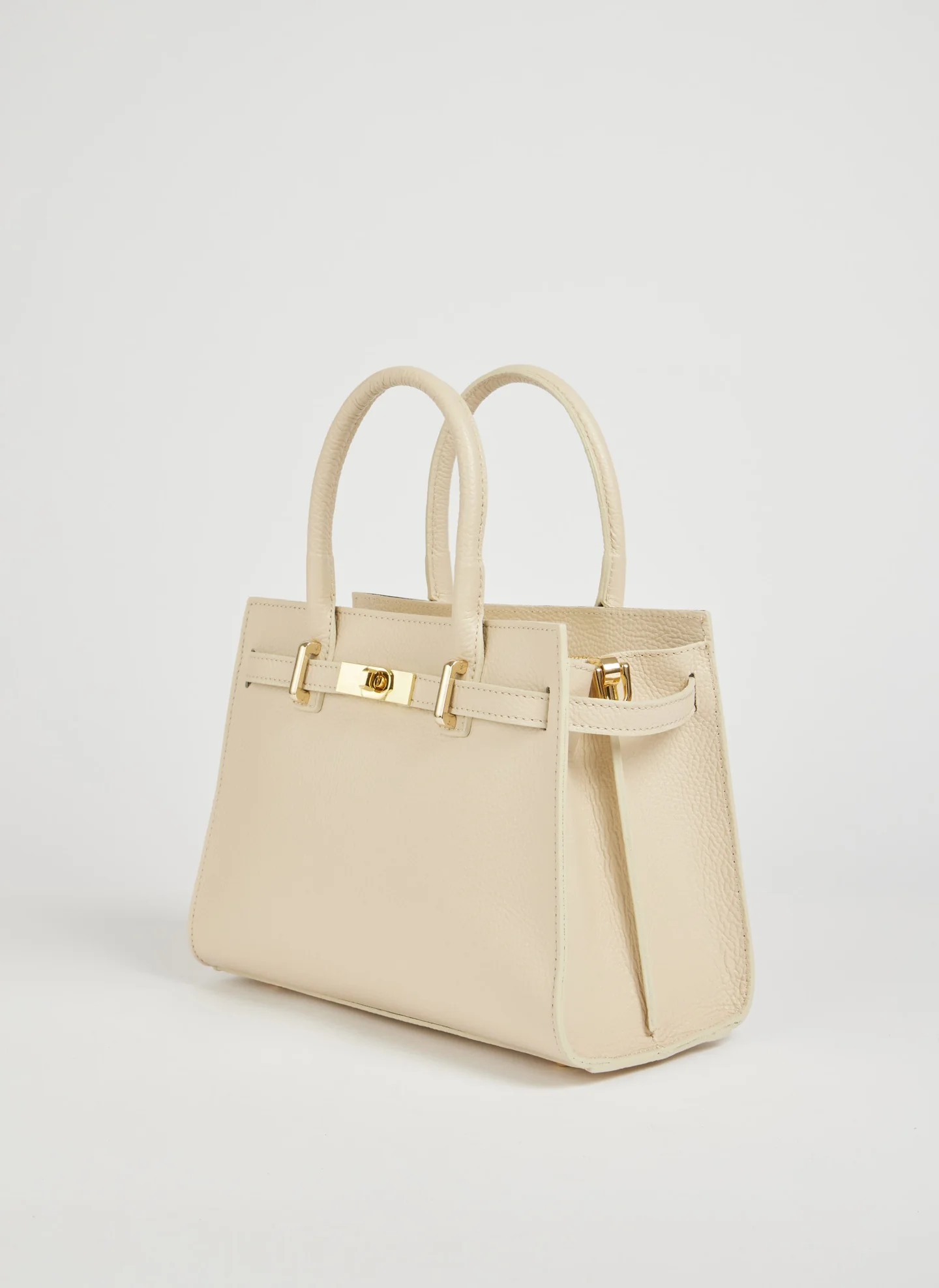 Capri Bag in Dollaro Leather Beige