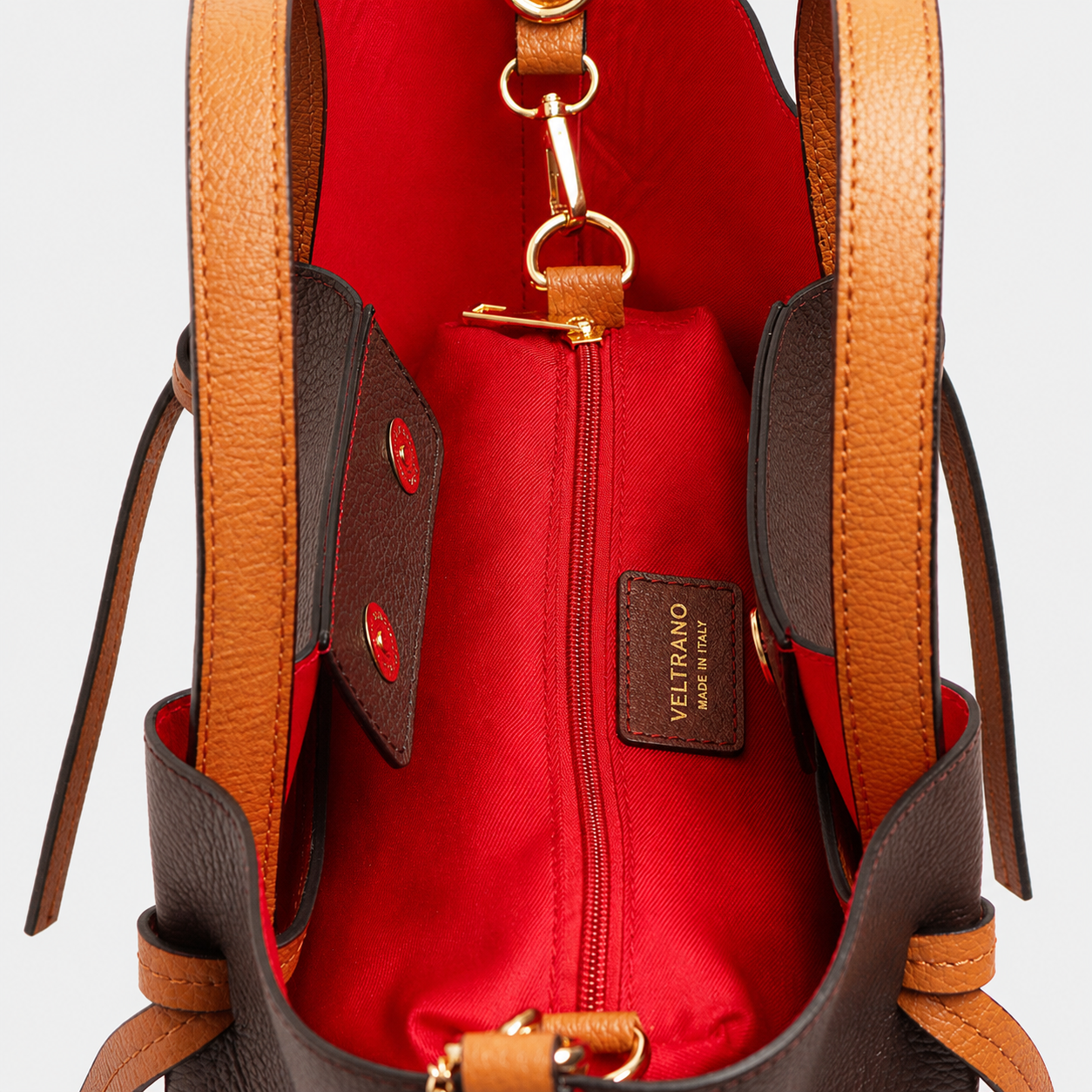 VELTRANO Matera Tote | Borsa Donna in Vera Pelle Made in Italy