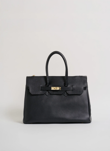 Montalcino Bag in Dollaro Leather Black