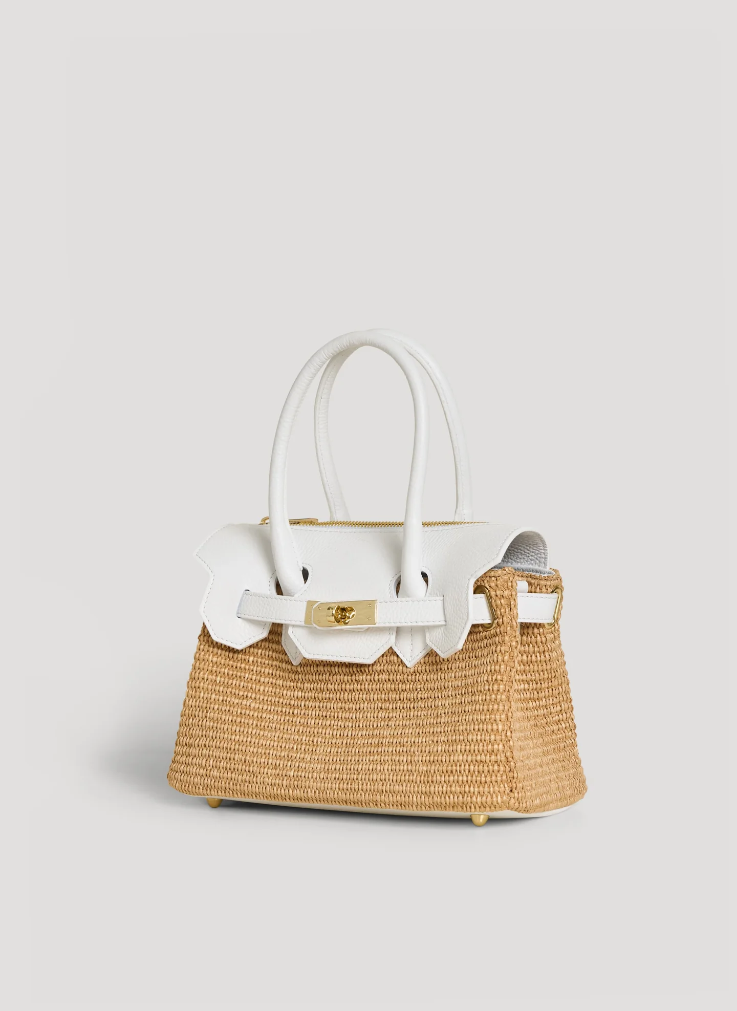 VELTRANO Montalcino Raffia | Borsa in Rafia e Pelle Made in Italy