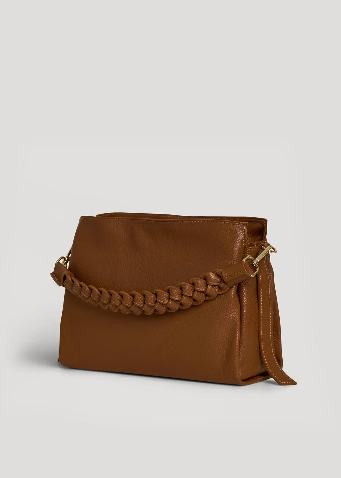 Versilia Bag in Dollaro Leather Cognac