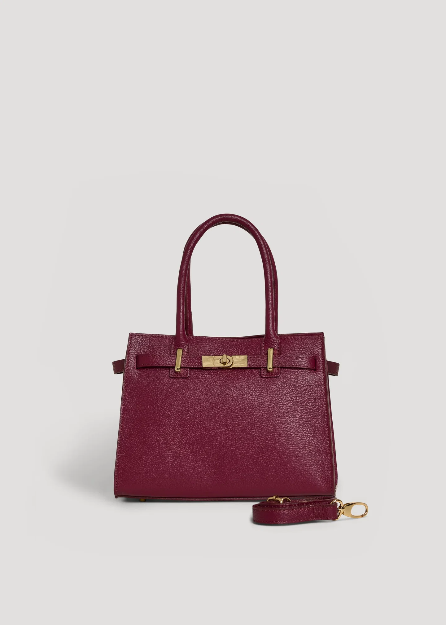 Capri Bag in Dollaro Leather Sangre