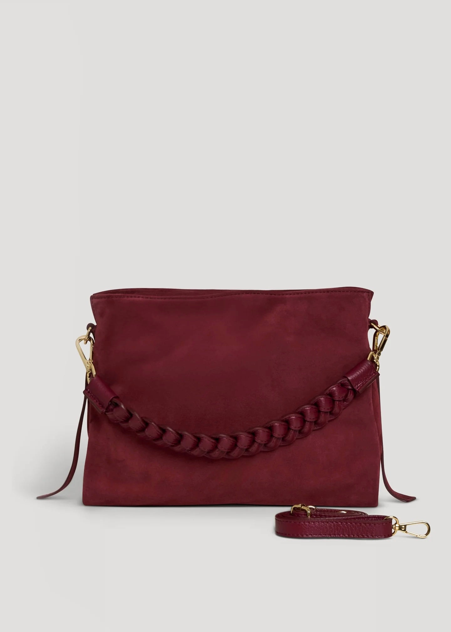 Versilia bag in Sangre suede leather