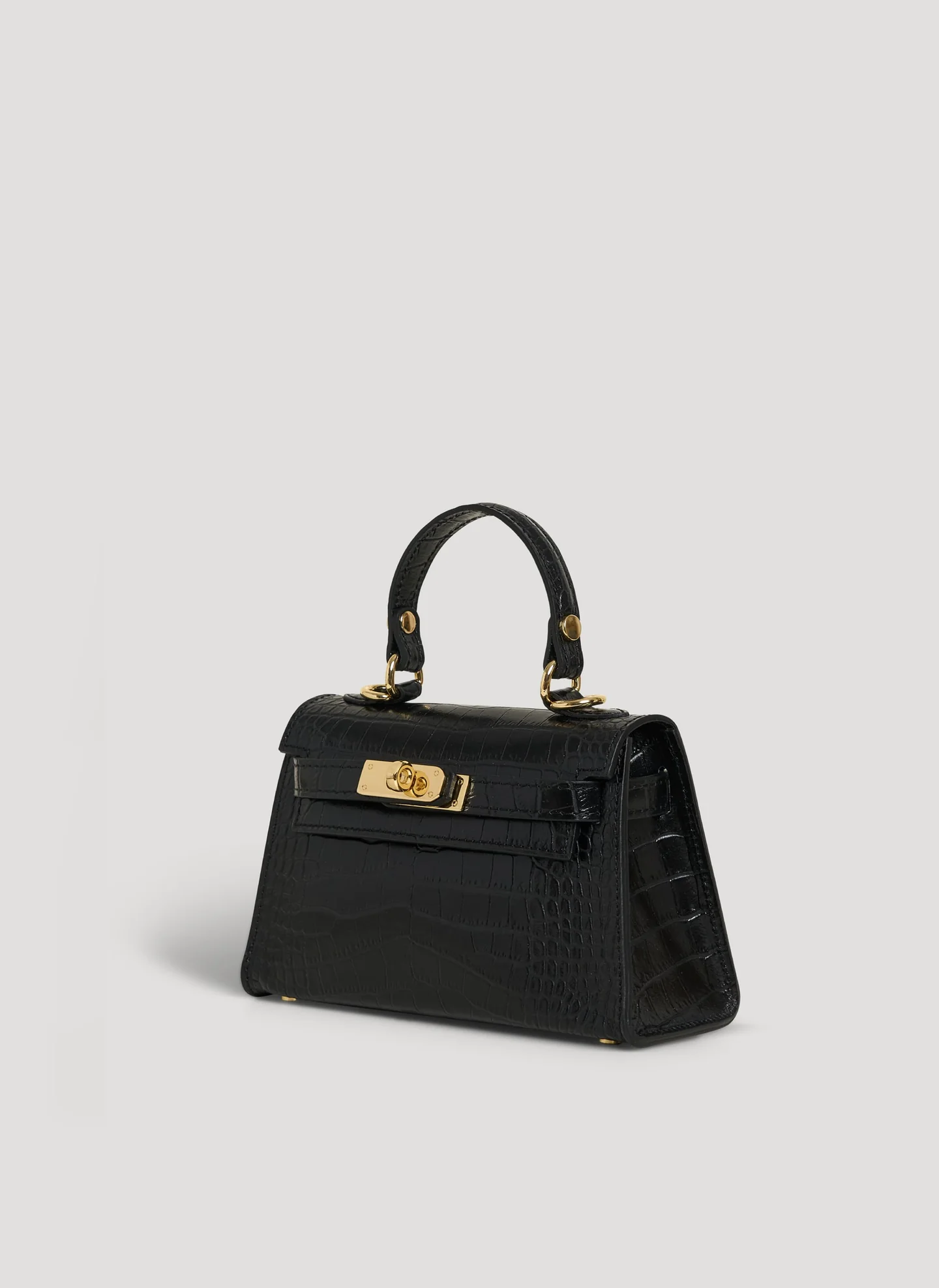 Bellagio Mini in Cocco Dollaro Nero