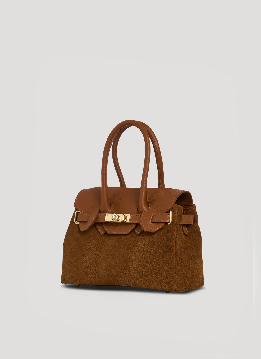 VELTRANO Como | Borsa Donna in Pelle e Camoscio Made in Italy