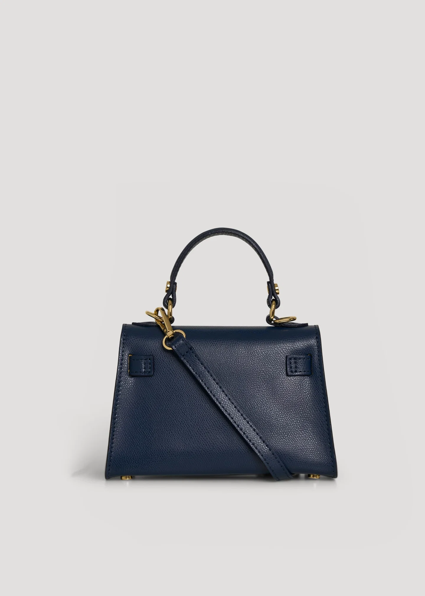 Bellagio Mini Bag in Pebbled Leather Navy