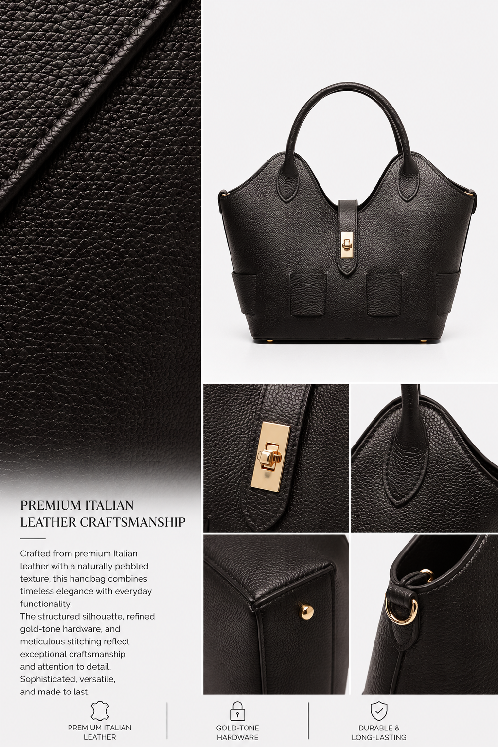 VELTRANO Verona | Borsa Donna in Pelle Made in Italy