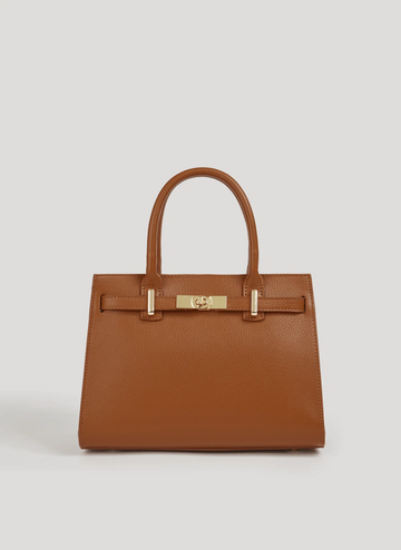 Capri Bag in Dollaro Leather Cognac