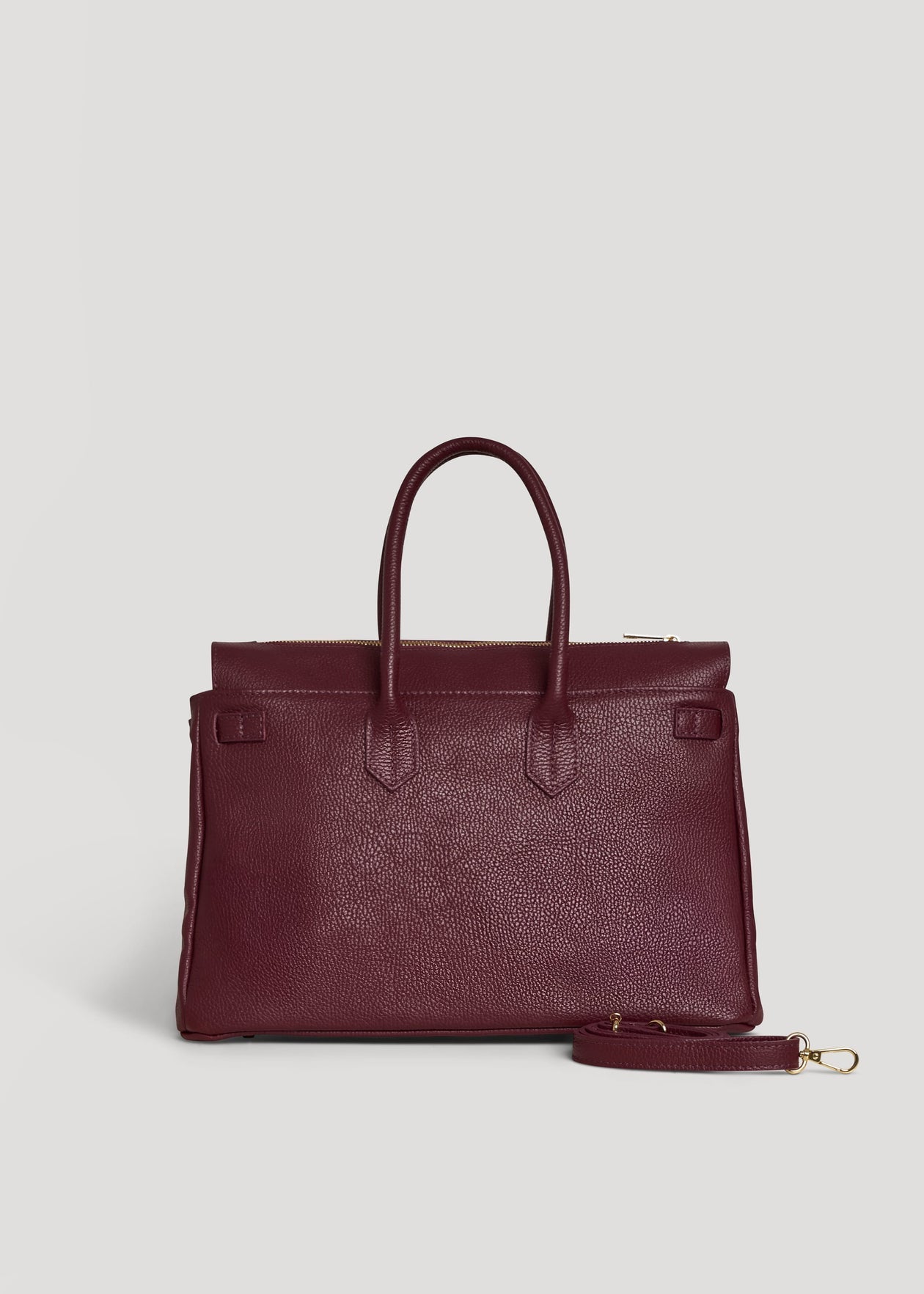 Montalcino Bag in Dollaro Leather Sangre