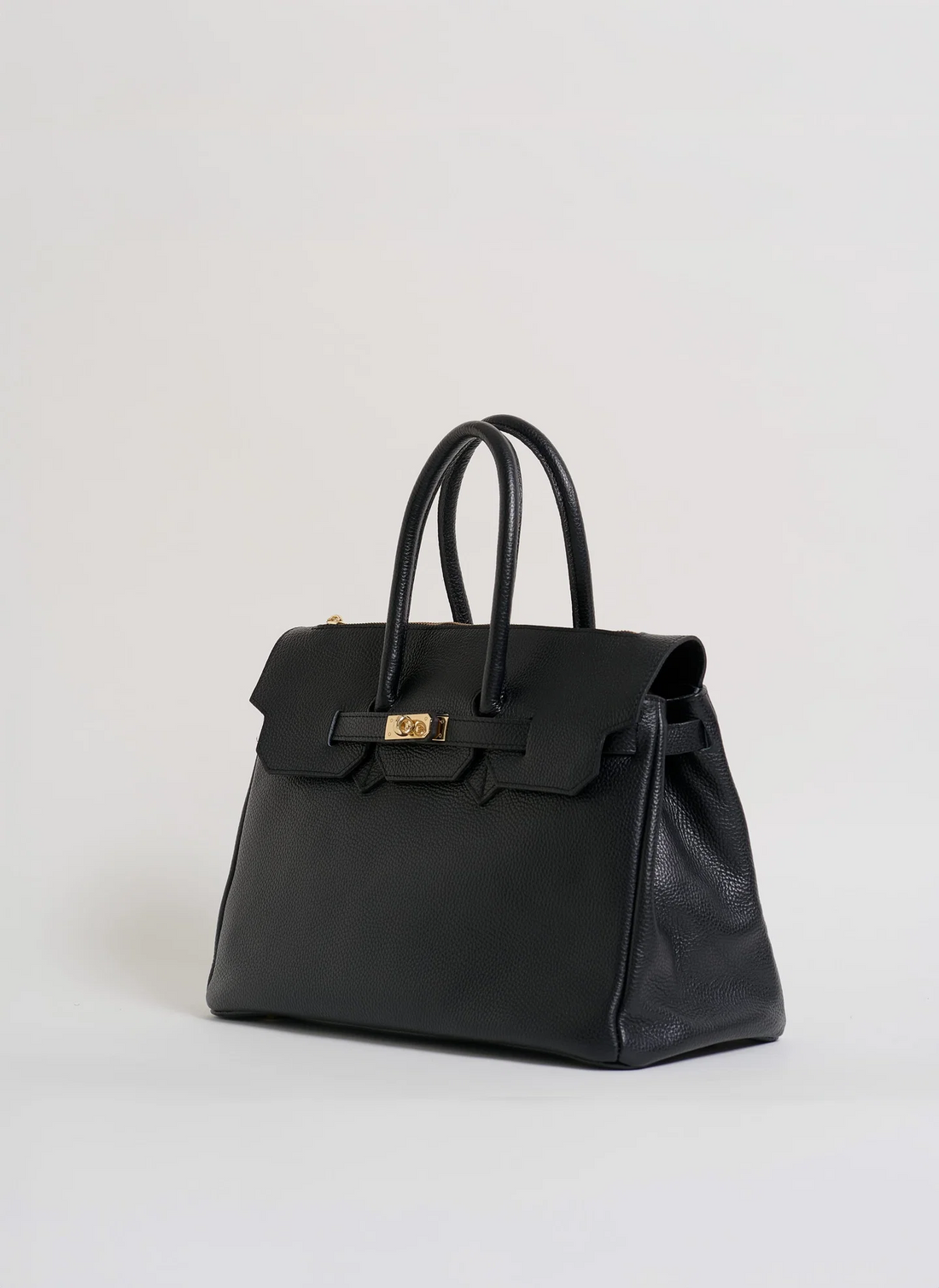 Montalcino Bag in Dollaro Leather Black
