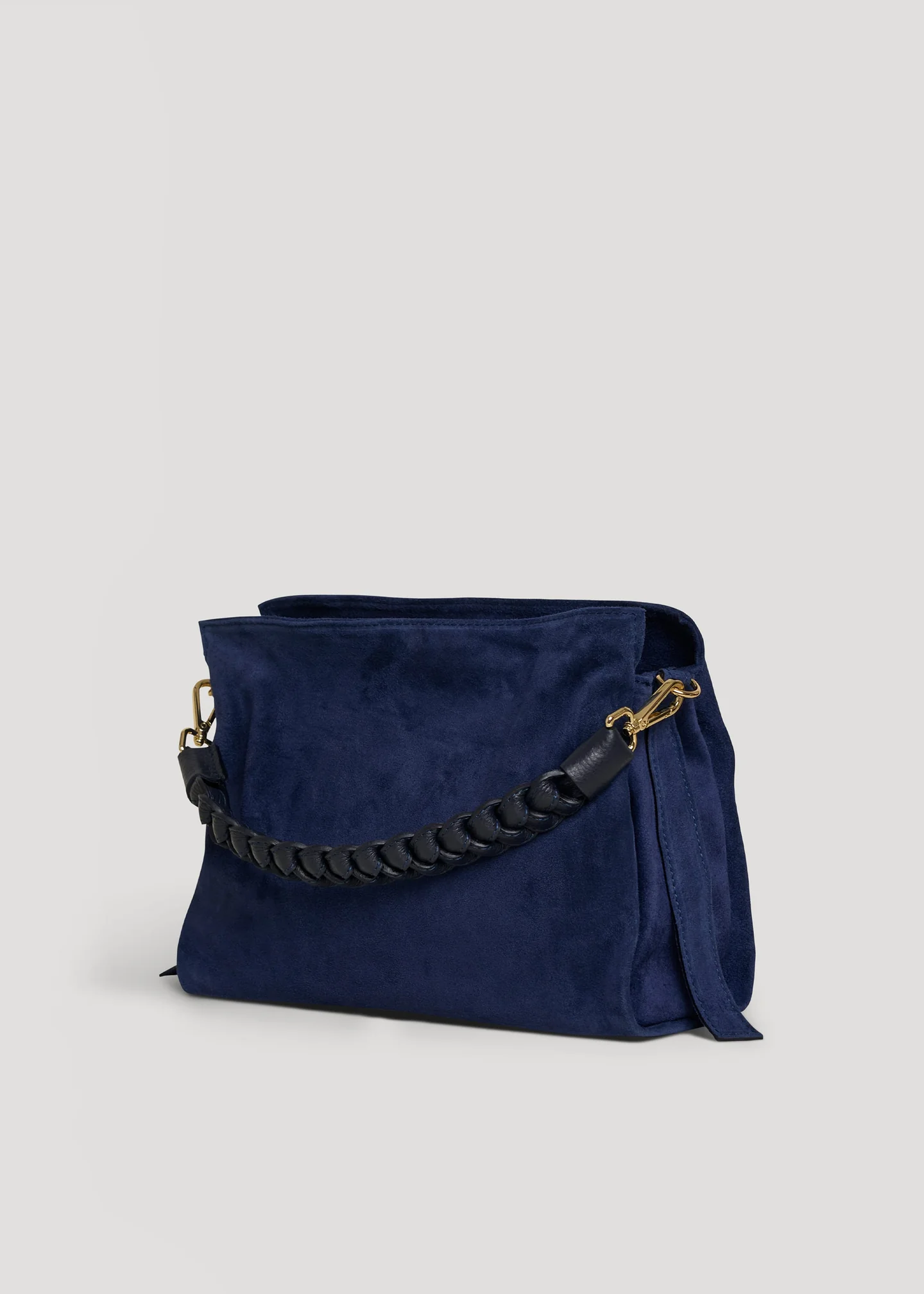 Versilia bag in navy suede leather