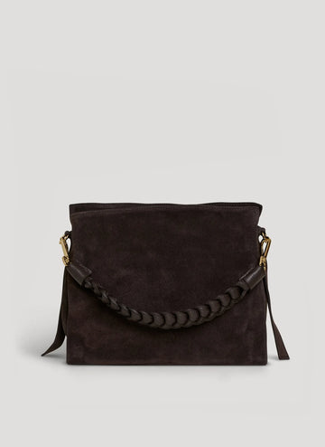 Versilia bag in brown suede leather
