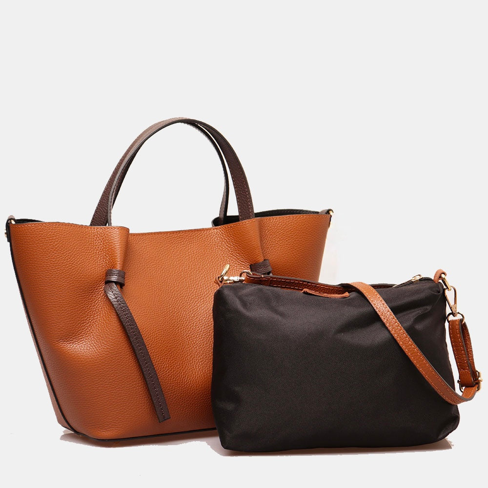 VELTRANO Matera Tote | Borsa Donna in Vera Pelle Made in Italy
