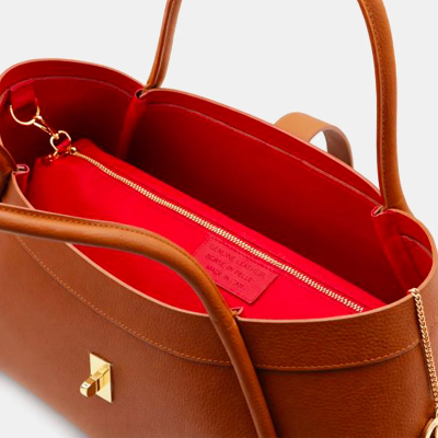Siena Bag in Dollaro Leather Cognac