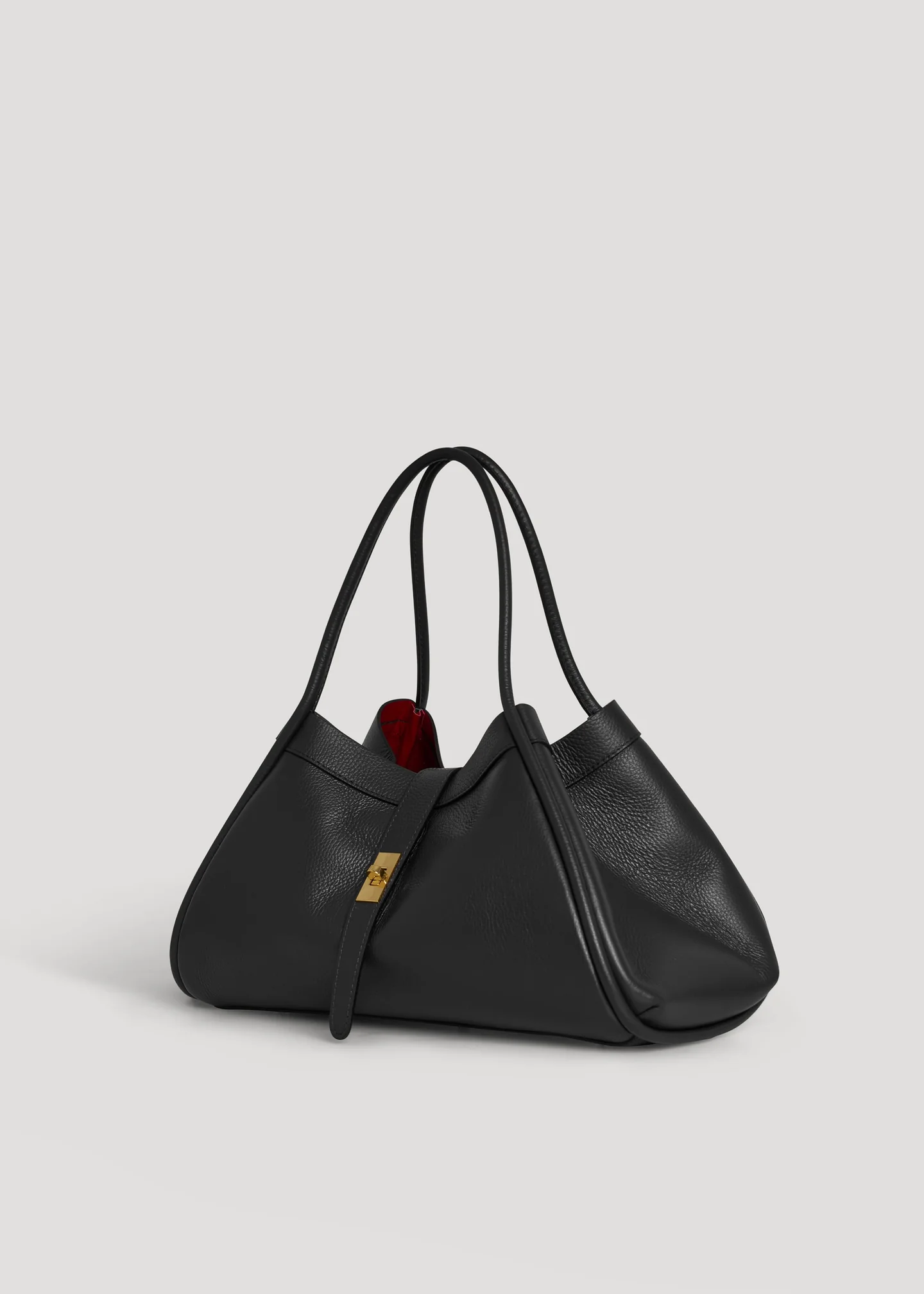 Siena Bag in Black Dollar Leather