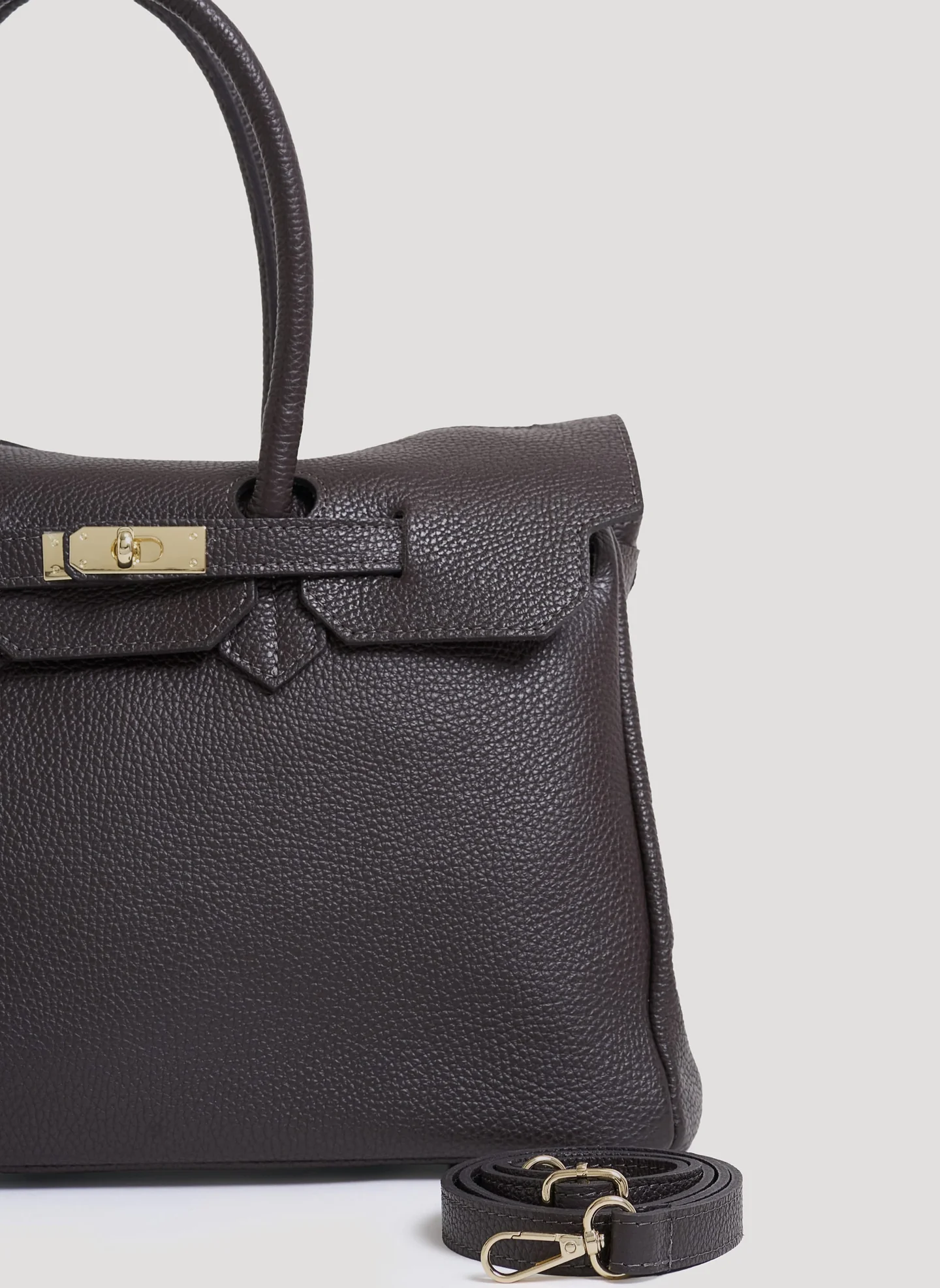 Montalcino Bag in Dollaro Leather Brown