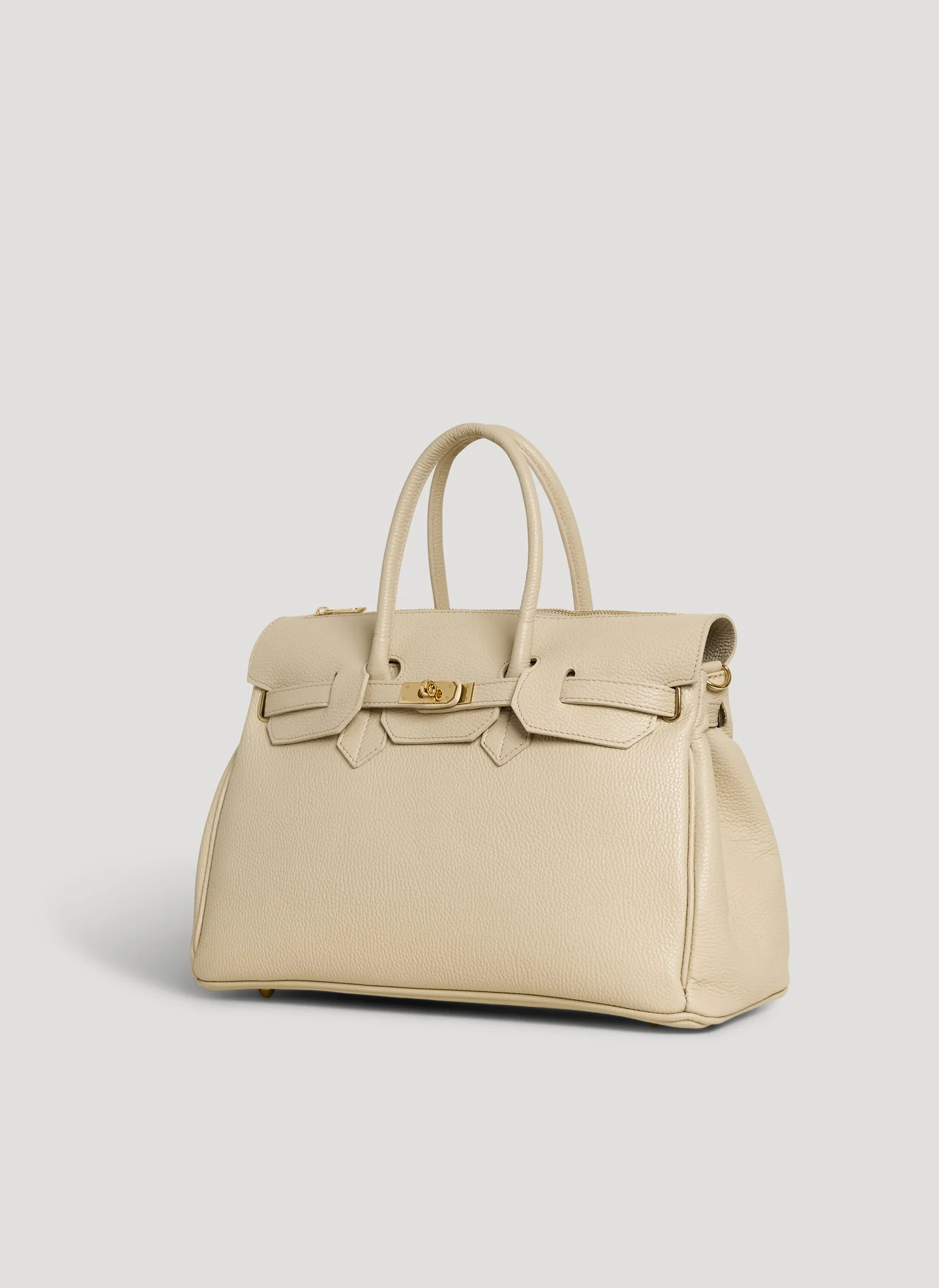 Montalcino Bag in Dollaro Leather Beige