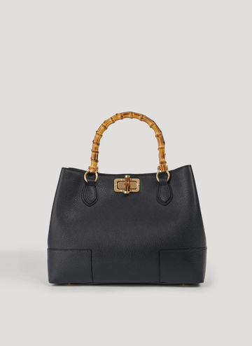 Bambù Bag in Dollaro Leather Black