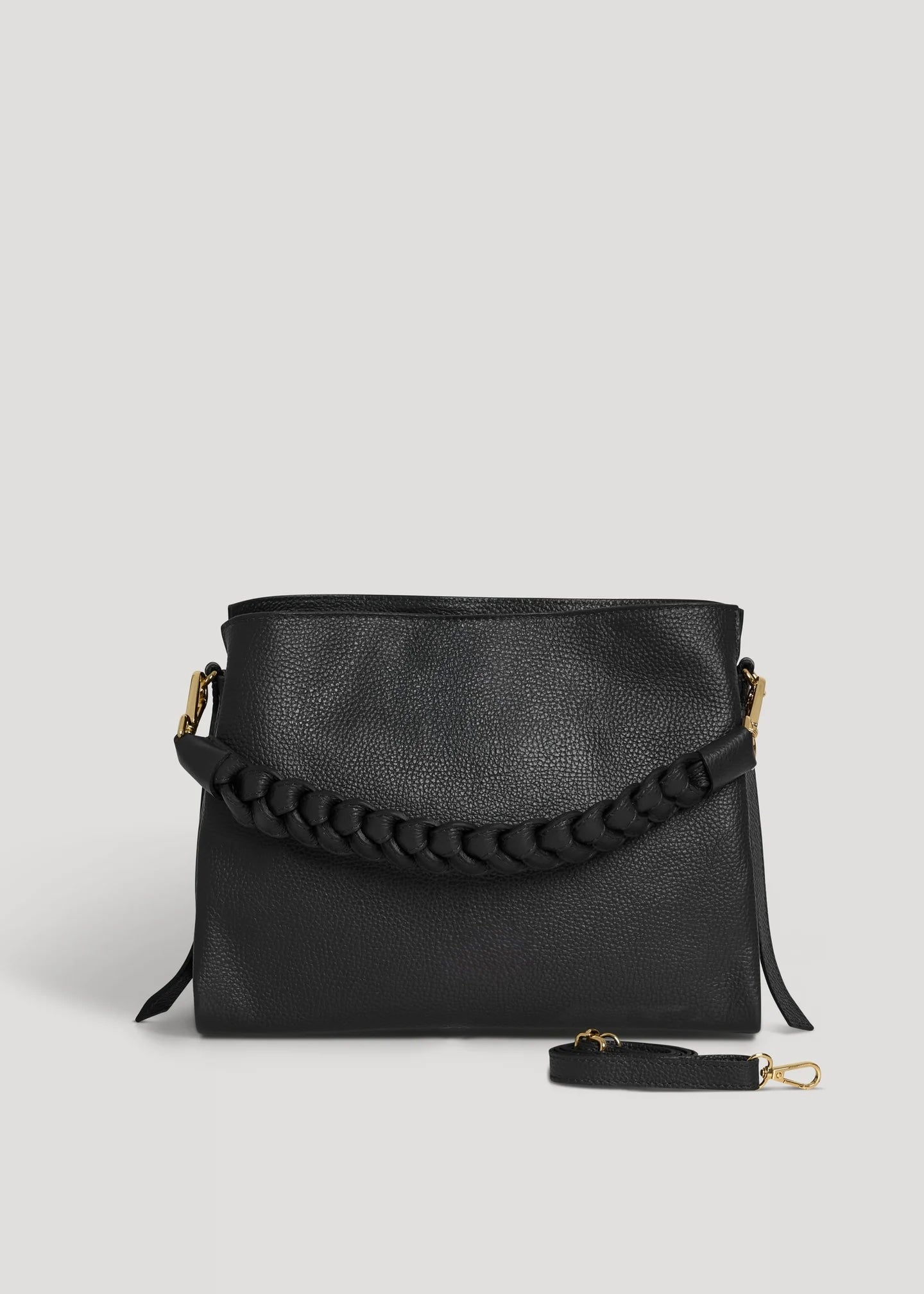 Versilia Bag in Dollaro Leather Black