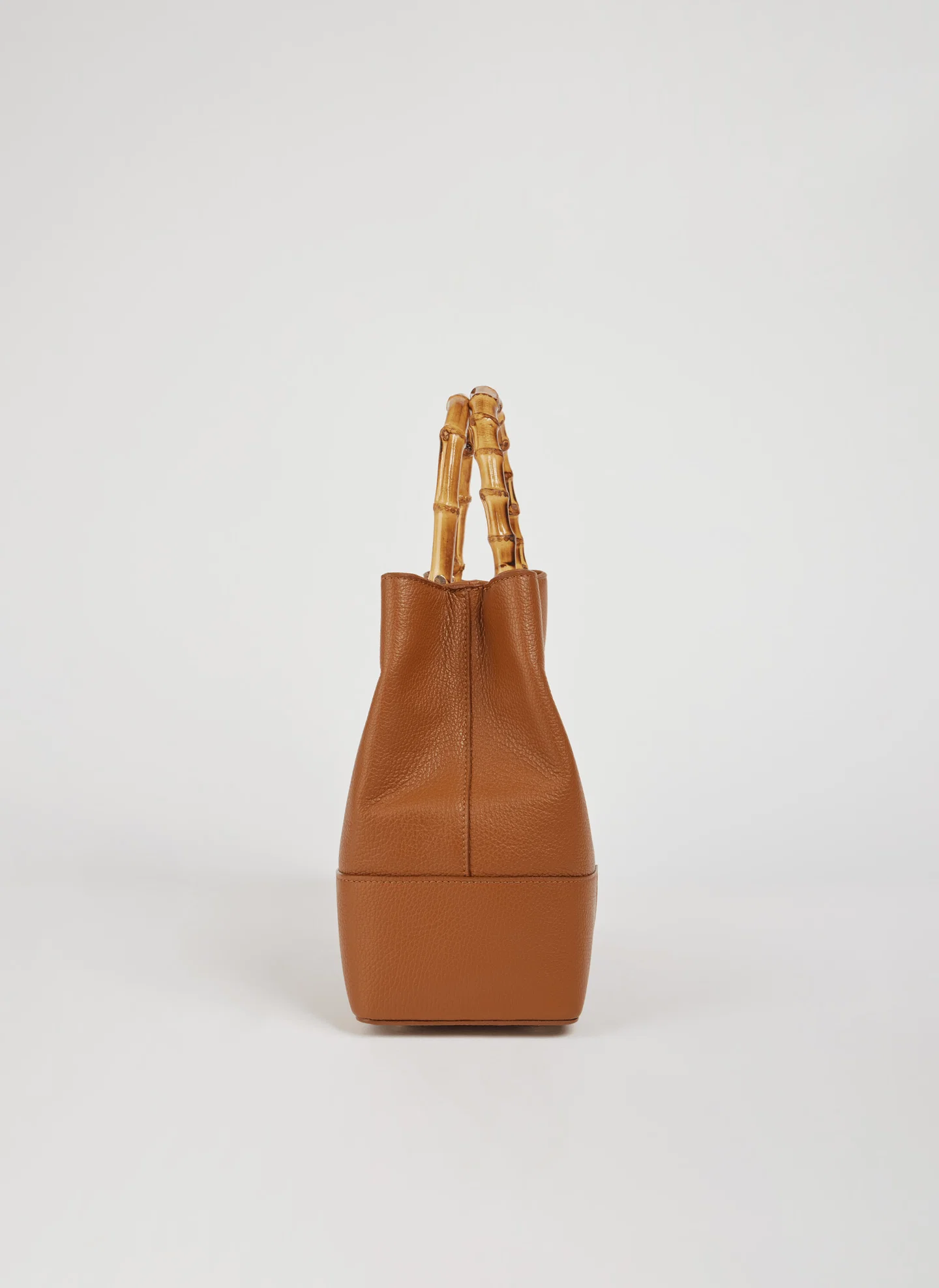 Bambù Bag in Dollaro Leather Cognac