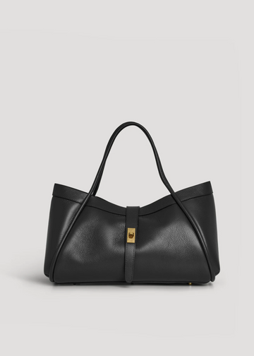 Siena Bag in Black Dollar Leather