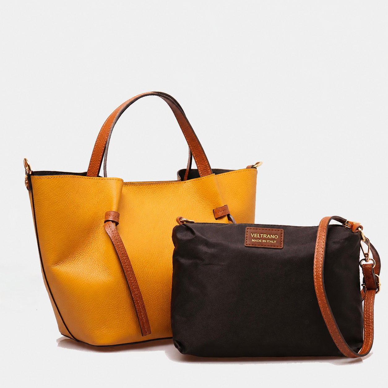 VELTRANO Matera Tote | Borsa Donna in Vera Pelle Made in Italy