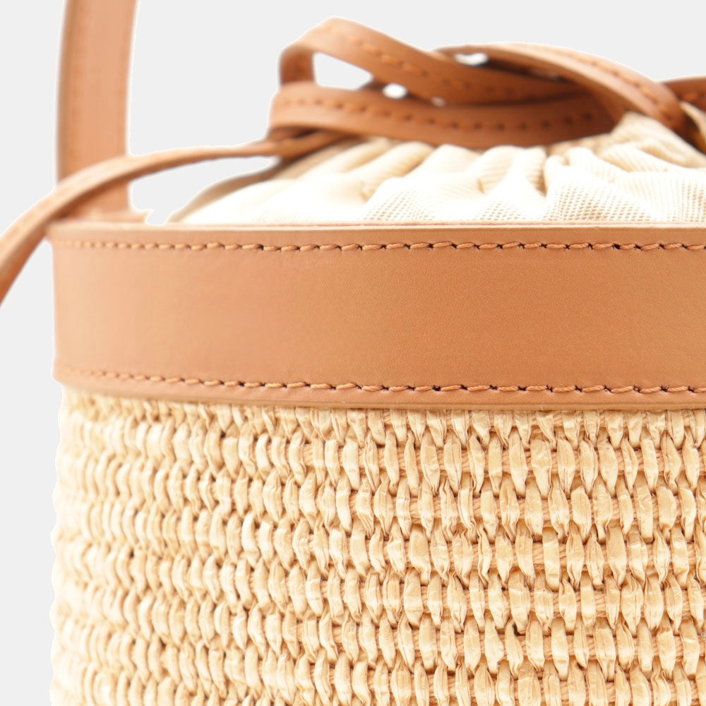 VELTRANO Pisa Raffia | Borsa Secchiello Made in Italy