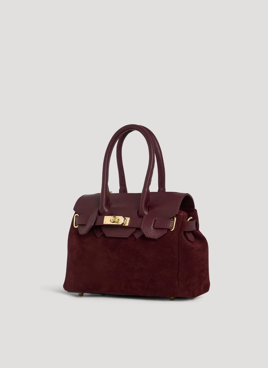 VELTRANO Como | Borsa Donna in Pelle e Camoscio Made in Italy