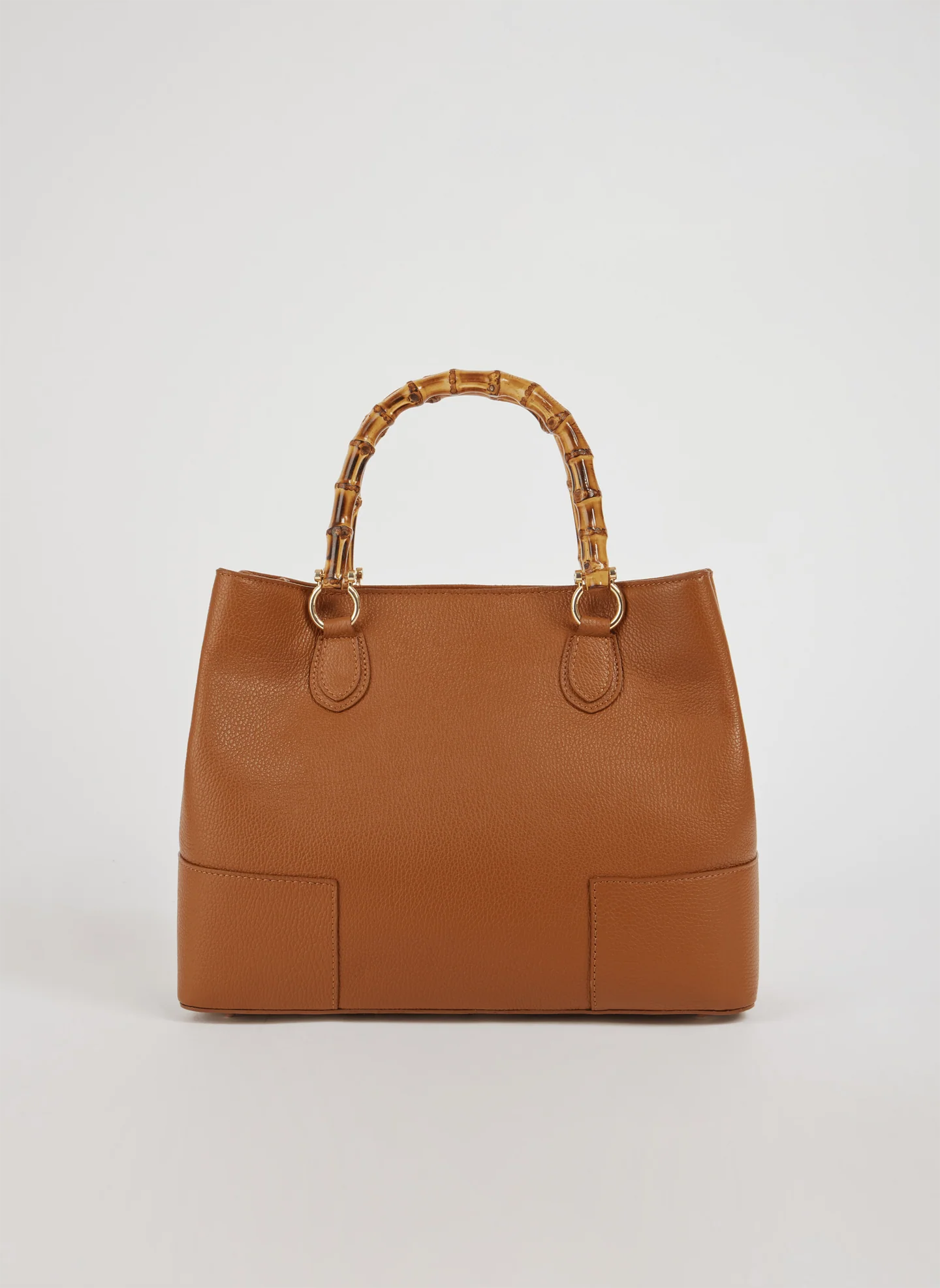 Bambù Bag in Dollaro Leather Cognac