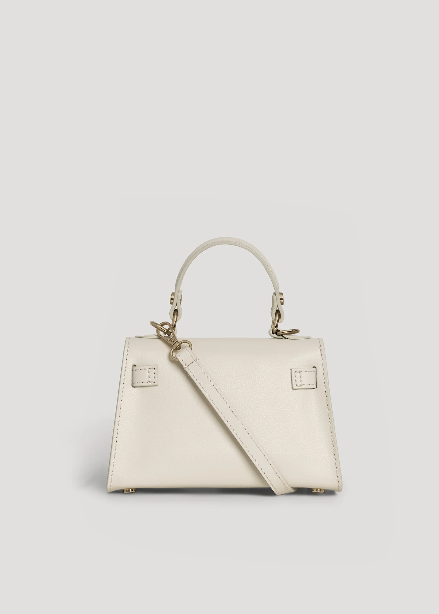 Bellagio Mini Bag in Pebbled Leather Beige