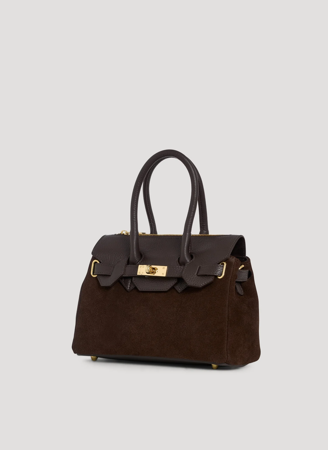 VELTRANO Como | Borsa Donna in Pelle e Camoscio Made in Italy