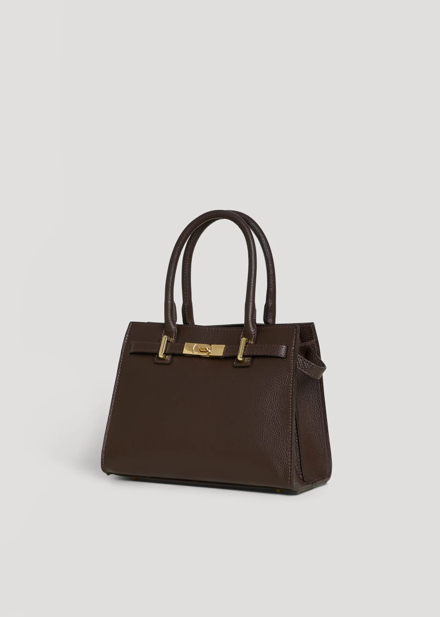 Capri Bag in Dollaro Leather Brown