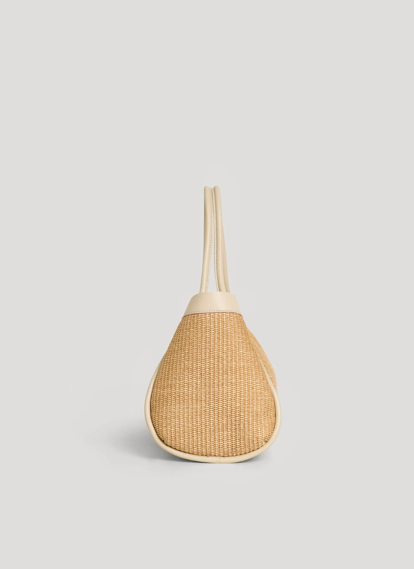 Siena Bag in Raffia e Dollaro Beige