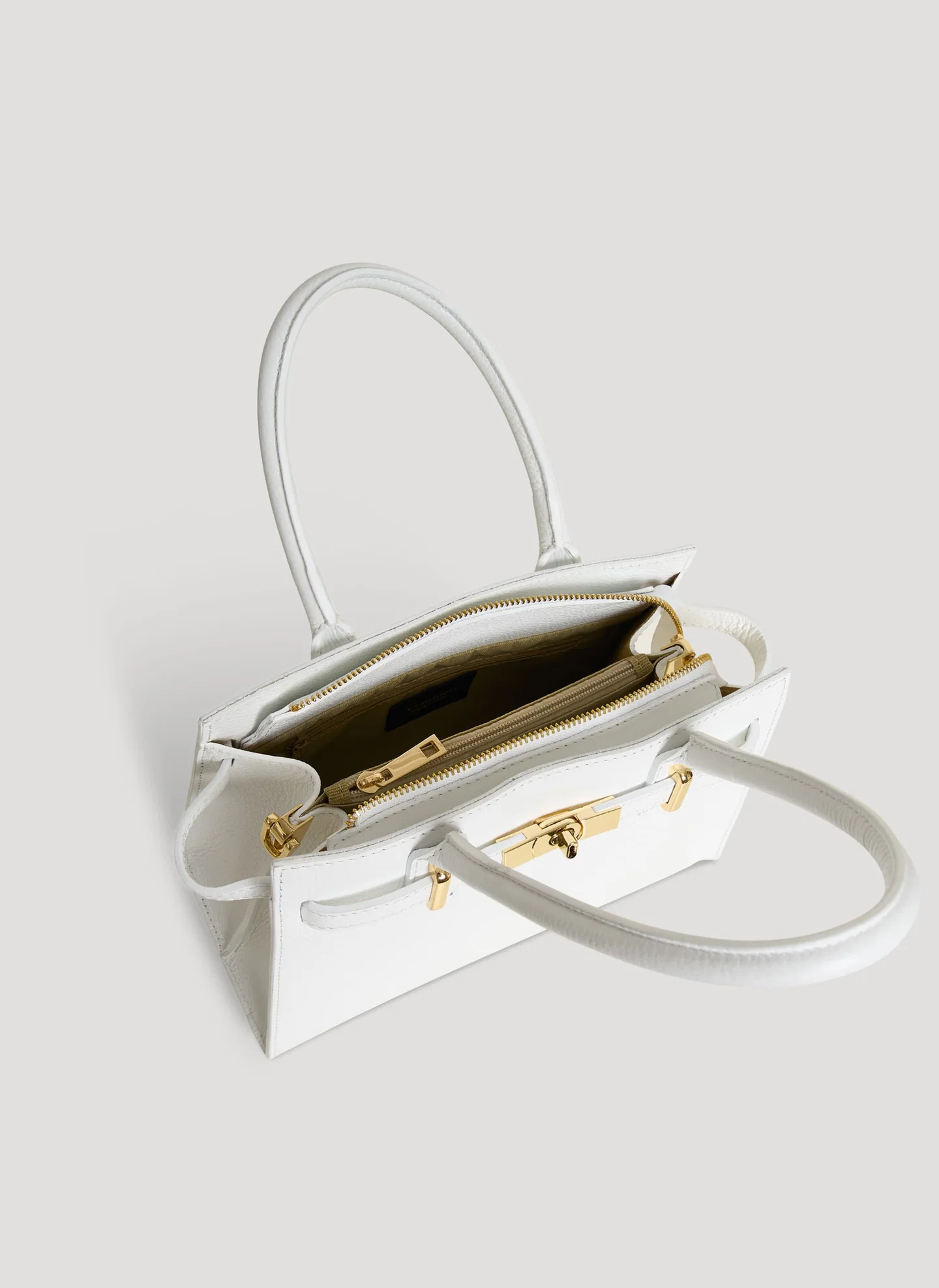 Capri Bag in Dollaro Leather White