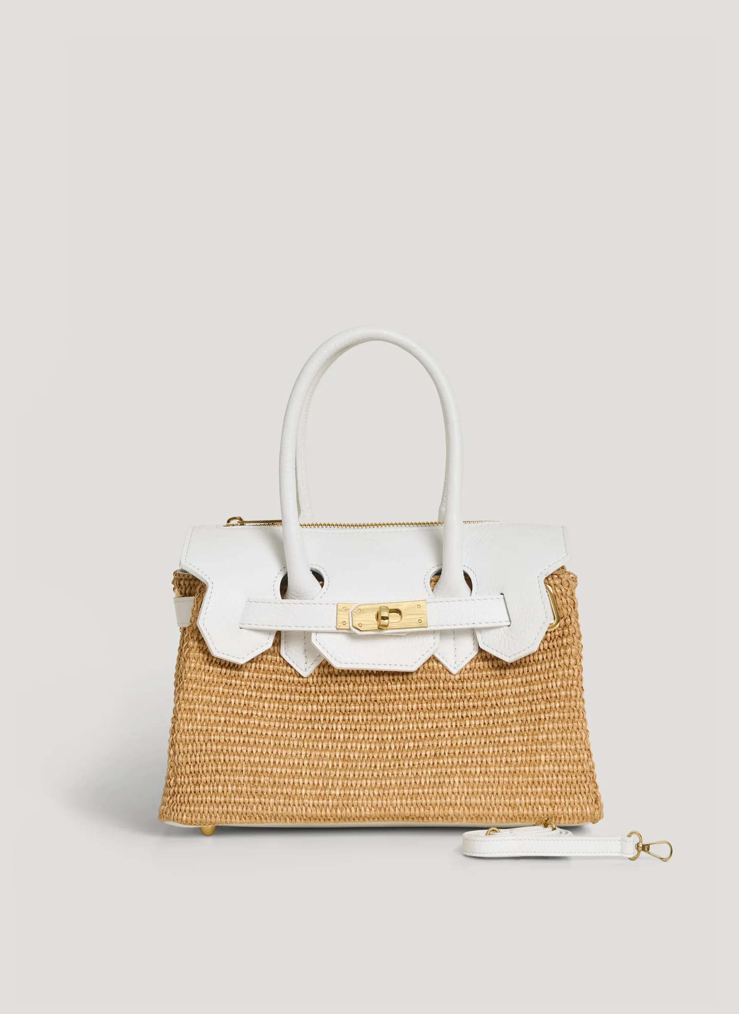VELTRANO Montalcino Raffia | Borsa in Rafia e Pelle Made in Italy