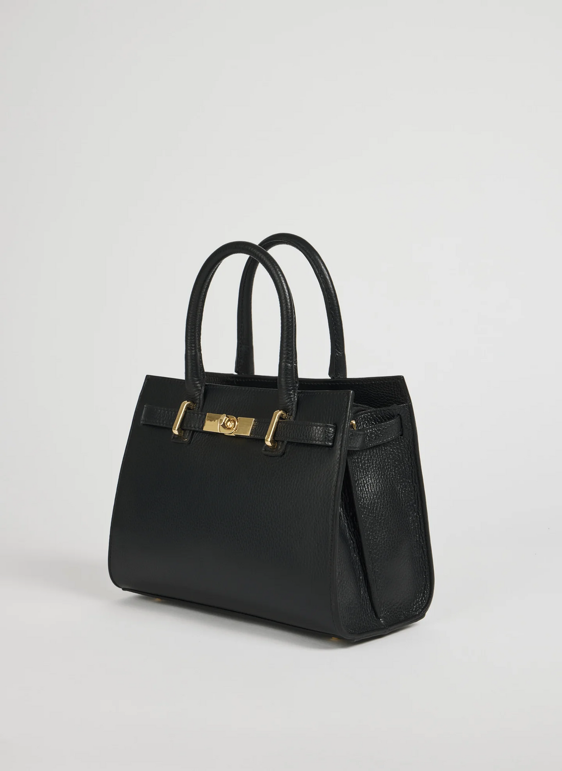 Capri Bag in Dollaro Leather Black
